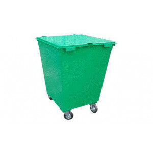 Металлический-контейнер-для-мусора-075-м3-с-крышкой-на-колесах